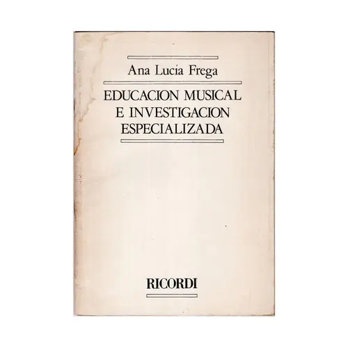 Educacion Musical e Investigacion Especializada