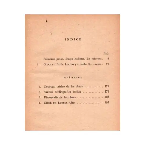 Gluck - Em Espanhol - Capa Dura   (Edição Antiga)
