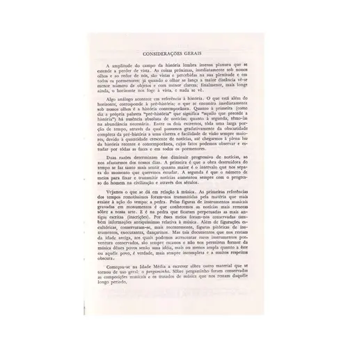 História Da Música (Desde A Antiguidade Ate Nossos Dias)