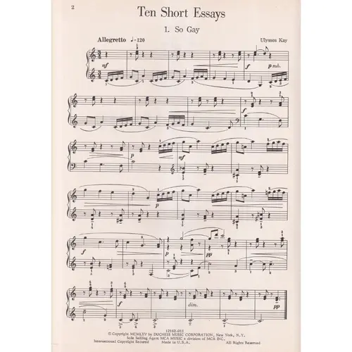 Ten Short Essays