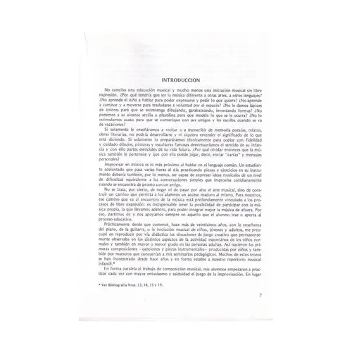 La Improvisacion Musical (edição antiga)