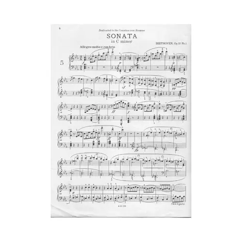 Sonata N.5 C Minor - Op.10 N.1