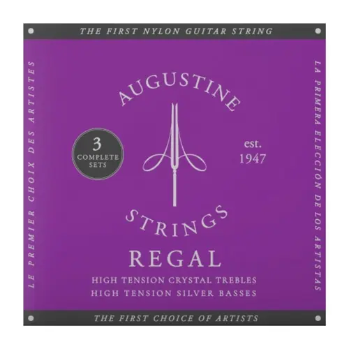 Encordoamento Para Violao Nylon Augustine Regal Blue - Tensão Alta