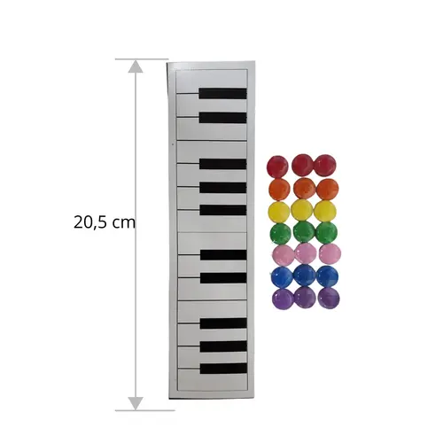 Teclado Magnetico Pequeno 5 Cm Largura