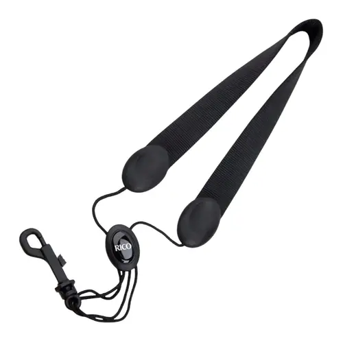 Correia Para Sax Soprano/Alto Black Com Trava SJA 13 Rico Rico Royal