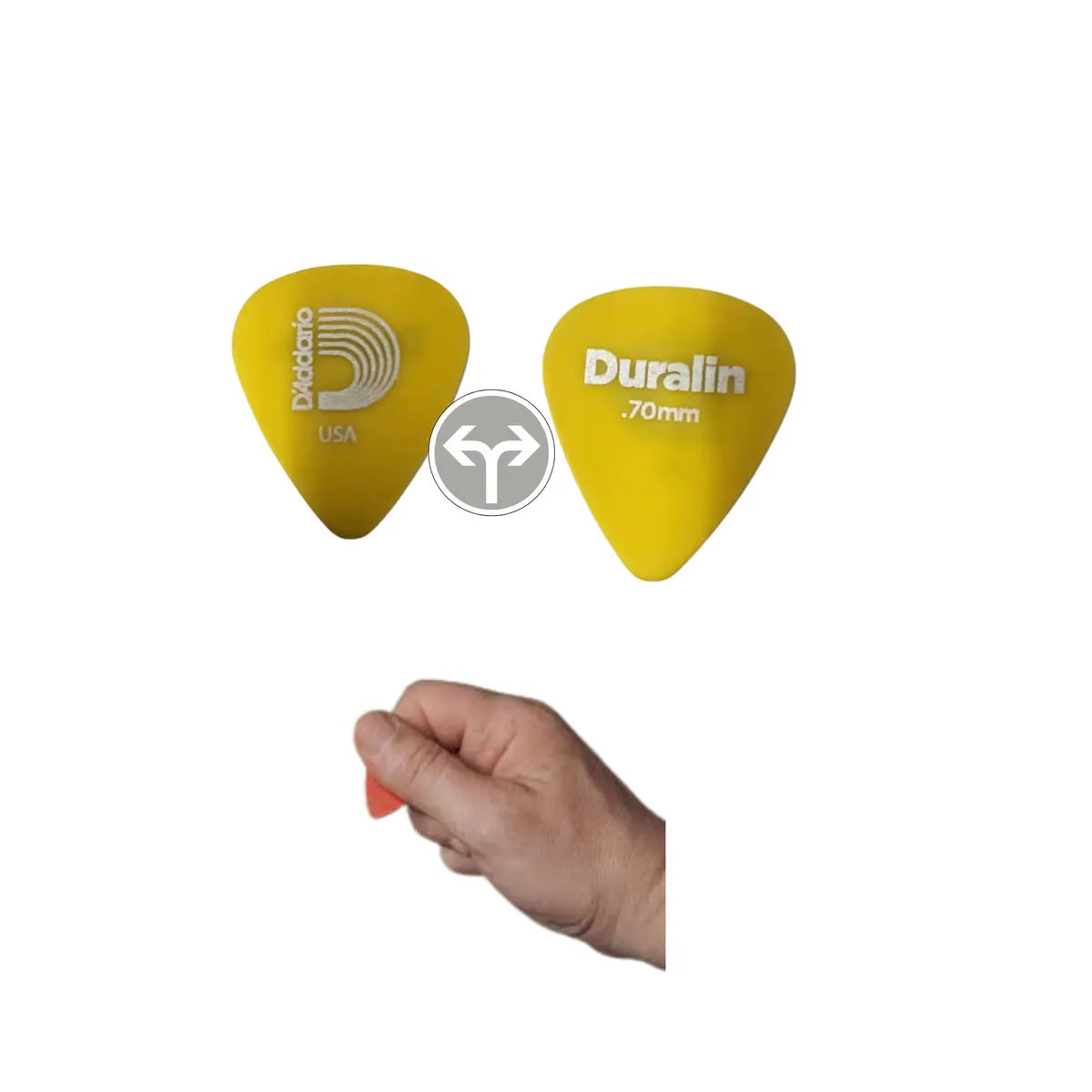 Palheta Para Guitarra/Violão Planet Waves - Duralin Yellow .70 mm Light/Medium Idyl3-25