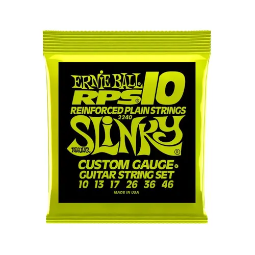 Encordoamento Para Guitarra 010 Ernie Ball 2240 RPS 10