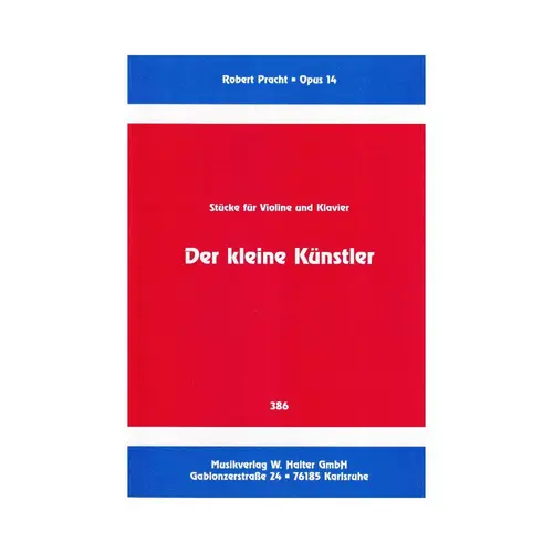 Der kleine Kunstler Op.14