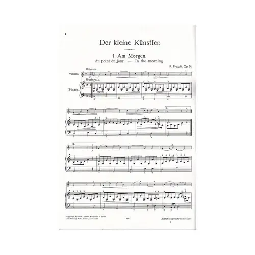 Der kleine Kunstler Op.14