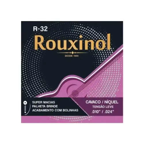 Encordoamento para Cavaquinho Leve Rouxinol R-32 com Bolinha