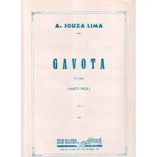 Gavota - Exemplar Antigo