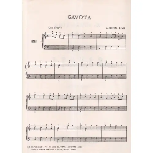 Gavota - Exemplar Antigo