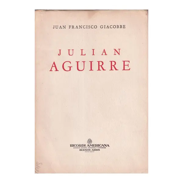 Julian Aguirre   - Em Espanhol