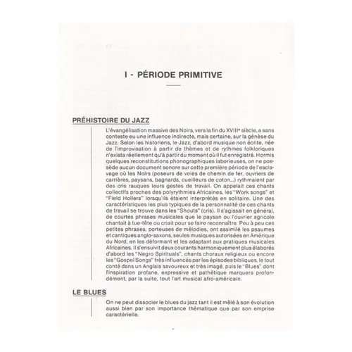 Jazz D`Hier Et D`Aujourd`Hui