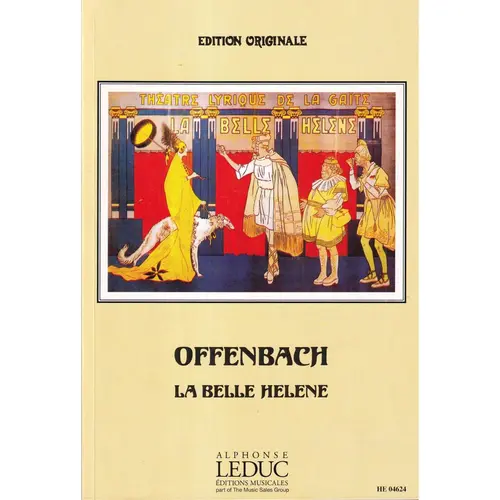 La Belle Helene - vocal score