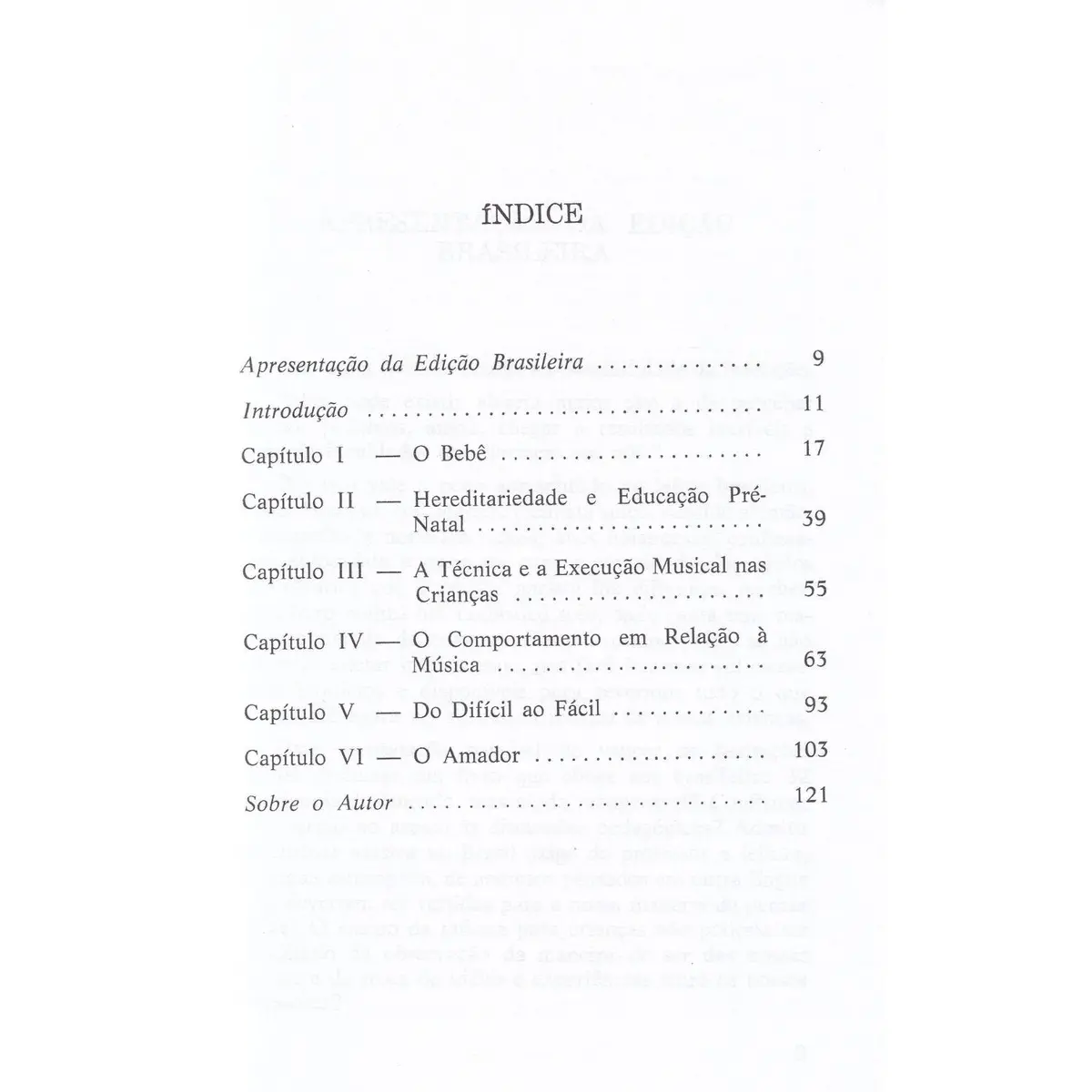 A Música e A Criança