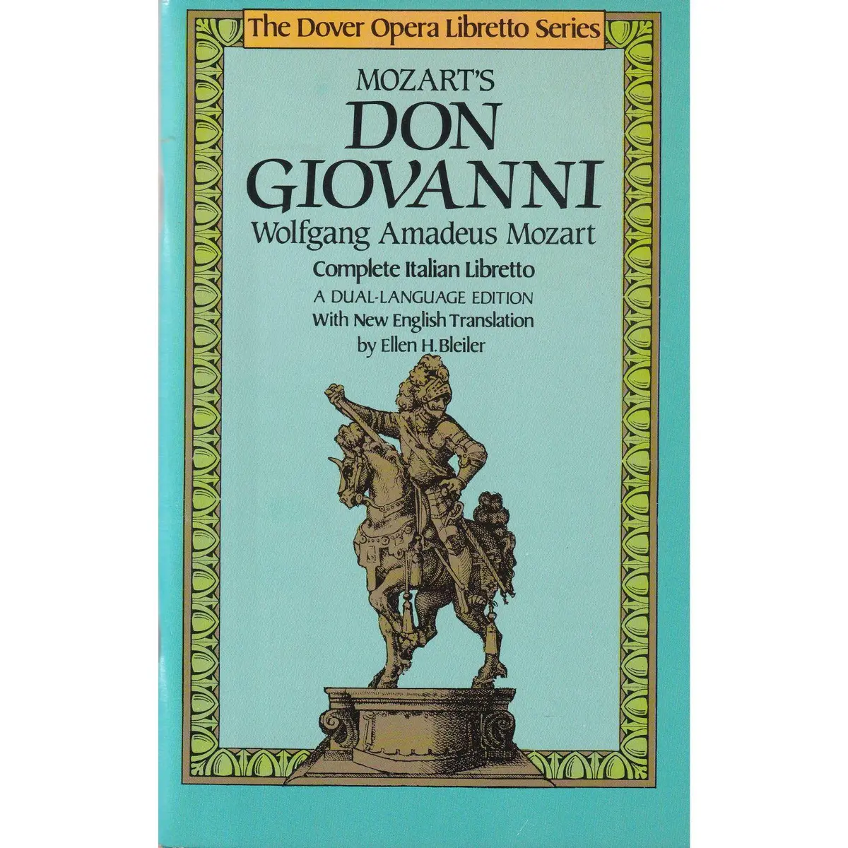 Mozart'S Don Giovanni - Libreto Em Italiano e Inglês