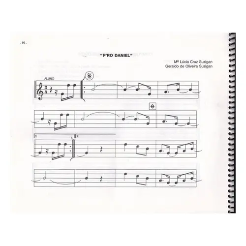 Método de Iniciação Musical para Crianças  - Caderno de Aplicação + K7