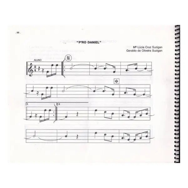 Método de Iniciação Musical para Crianças  - Caderno de Aplicação + K7