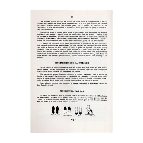 Manual de Danças Gauchas - Edição Antiga