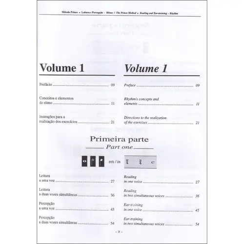 Método Prince - Leitura e Percepção - Vol.1
