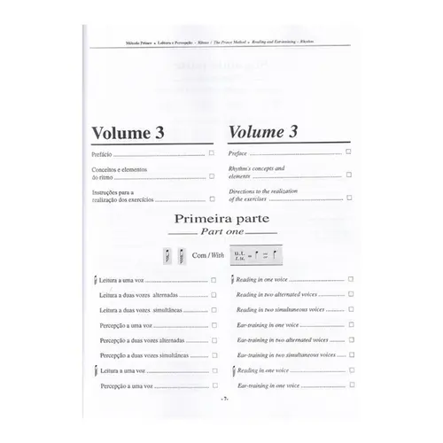 Método Prince - Leitura e Percepção - Vol.2 (Ritmo)