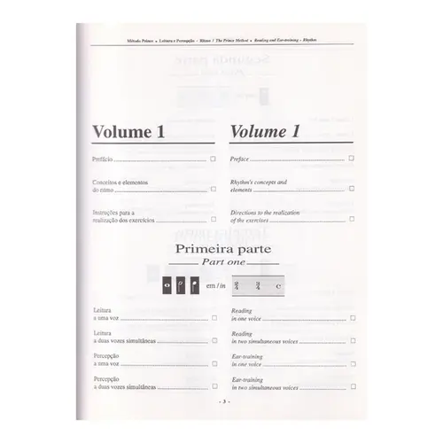 Método Prince - Leitura e Percepção - Vol.3