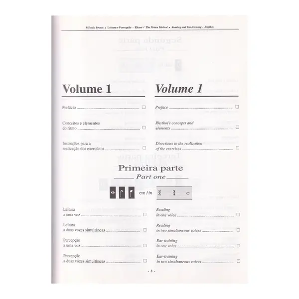 Método Prince - Leitura e Percepção - Vol.3