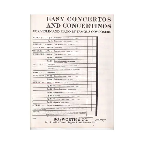 Concerto E Menor Op.7