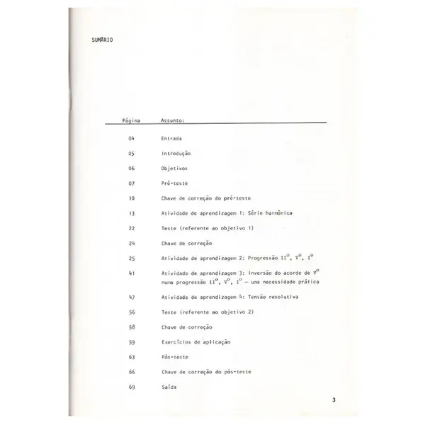 Princípios de Harmonia Moderna N.3