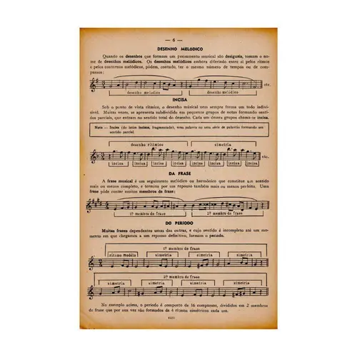 Pontos de Teoria Musical - 3. Serie - Edição Antiga