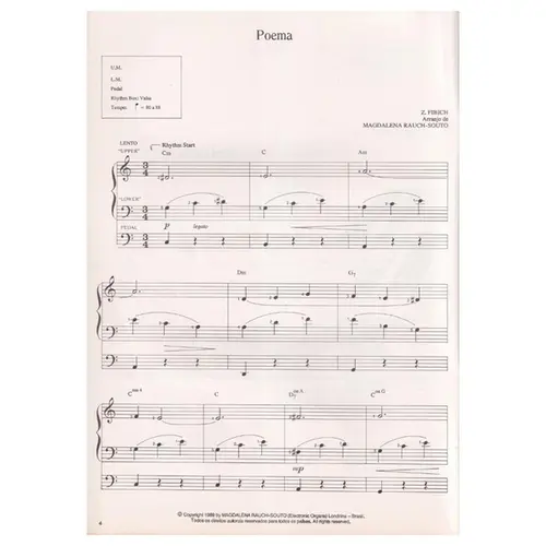 Coleção Gênios Do Teclado Músicas para Órgão Vol.05