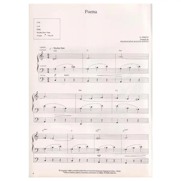 Coleção Gênios Do Teclado Músicas para Órgão Vol.05