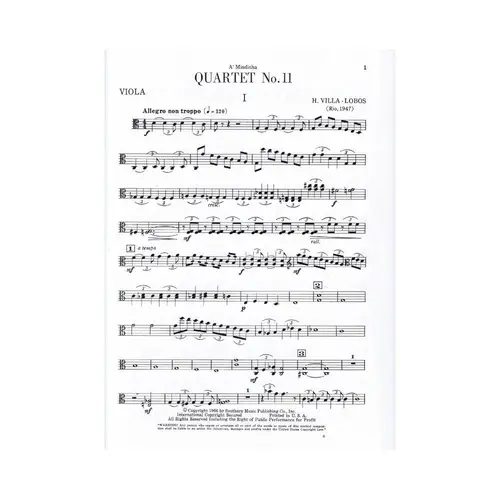String Quartet N.11 (Partes)