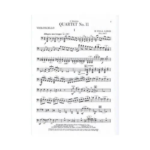 String Quartet N.11 (Partes)