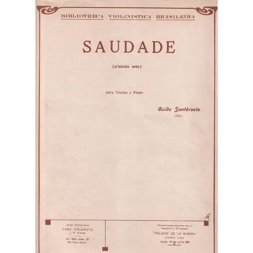 Saudade A Minha Mãe  (Edição Antiga)
