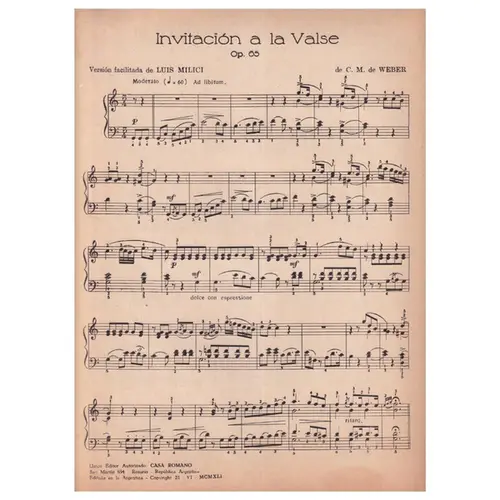 Invitación a la Valse - Op.65