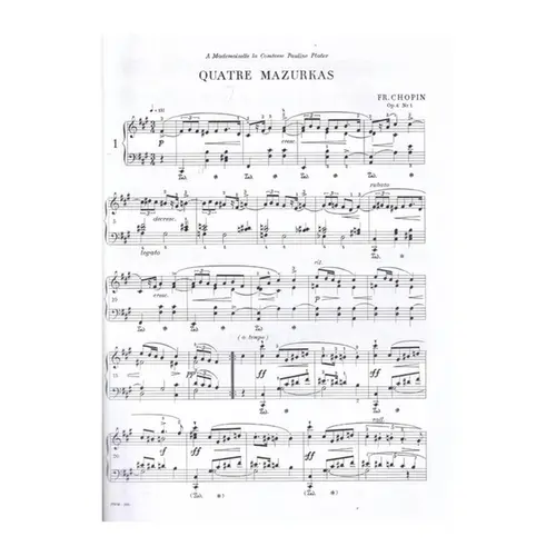 Mazurkas - Complete Works X - revisor Paderewski