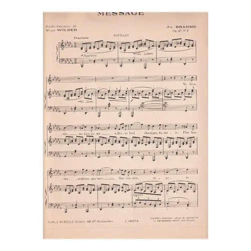 Message - Op.47 N.1  (Edição Antiga)