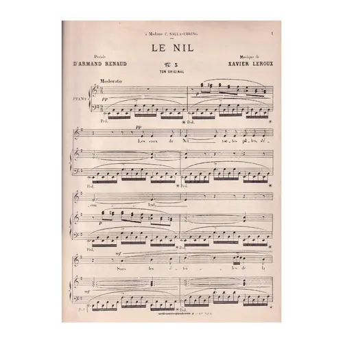 Le Nil  - N.3 Tom Orig.  (Edição Antiga)
