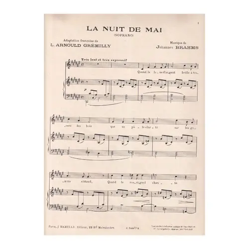 Nuit De Mai  (Edição Antiga)