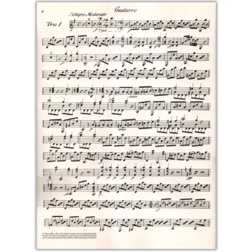 Trois Trios Pour Flute, Viola Et Guitarre - Op.4