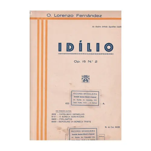 Idílio - Op.15 N.2  (Edição Antiga)