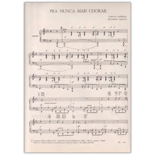 Pra nunca mais chorar - violão