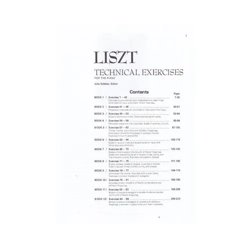 Liszt: Technical Exercises (Complete): Piano Book - Alfred Masterwork Edition