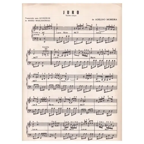 Juro - Samba-Canção