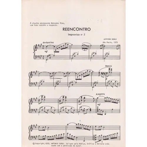 Reencontro - Improviso N.3 para piano