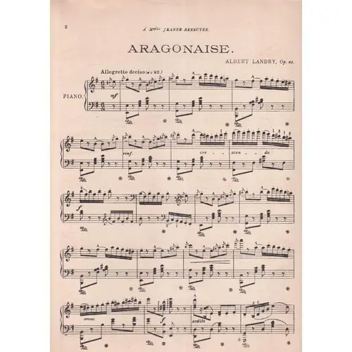 Aragonaise - Op.61  (Edição Antiga)