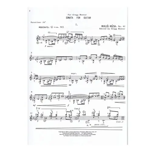 Sonata For Guitar