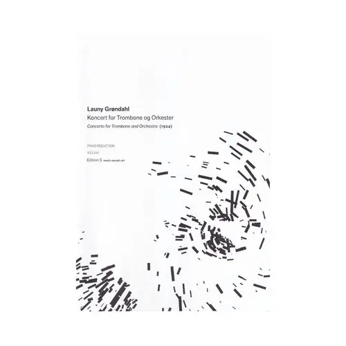 Concerto for Trombone and Orchestra (1924) - Piano Reduction